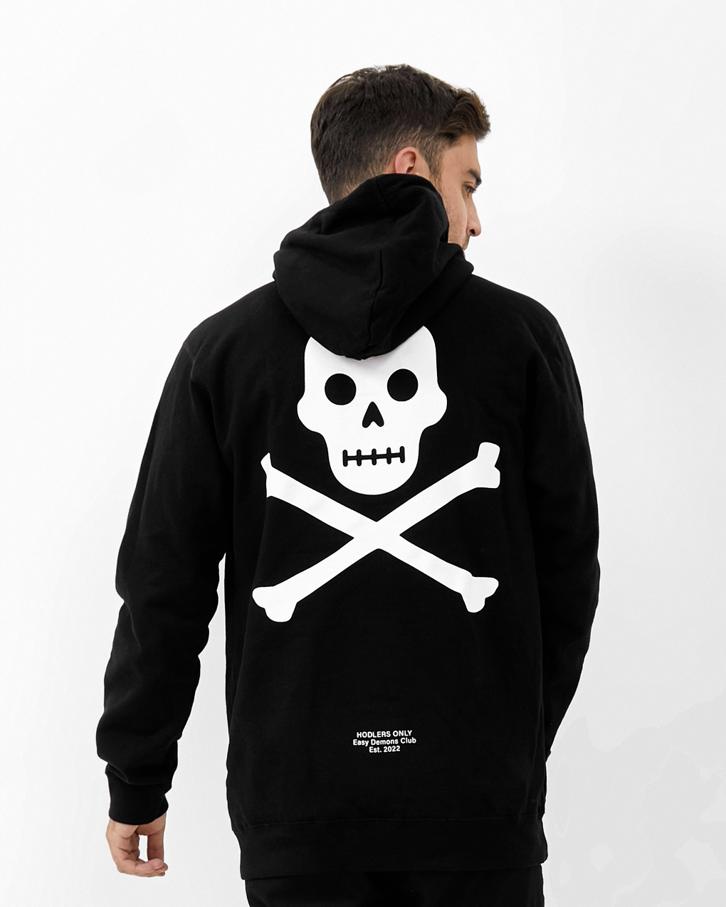 SKULL HOOD BLACK