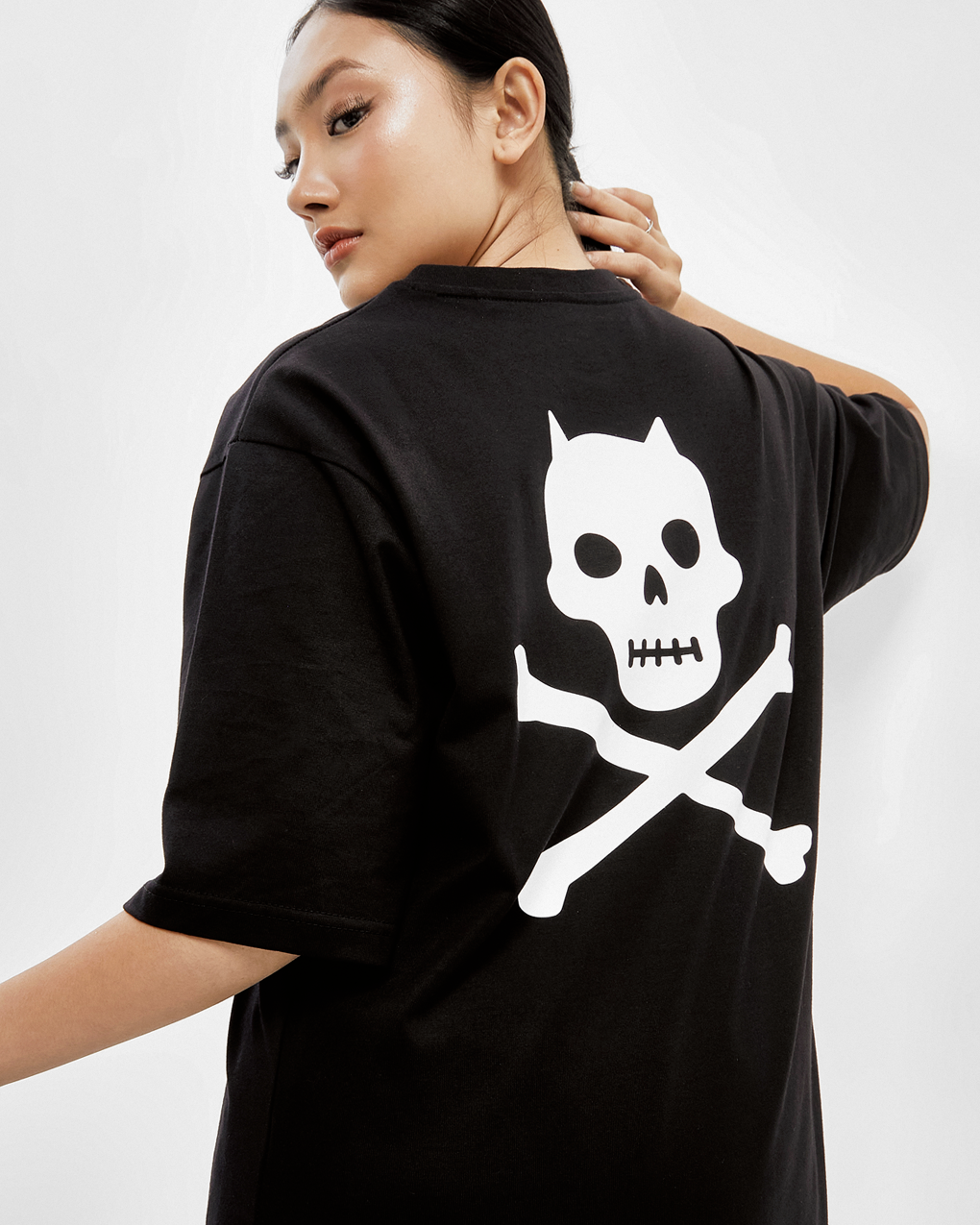 SKULL TEE BLACK