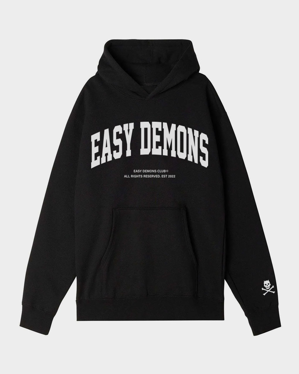 EASY DEMONS HOOD BLACK