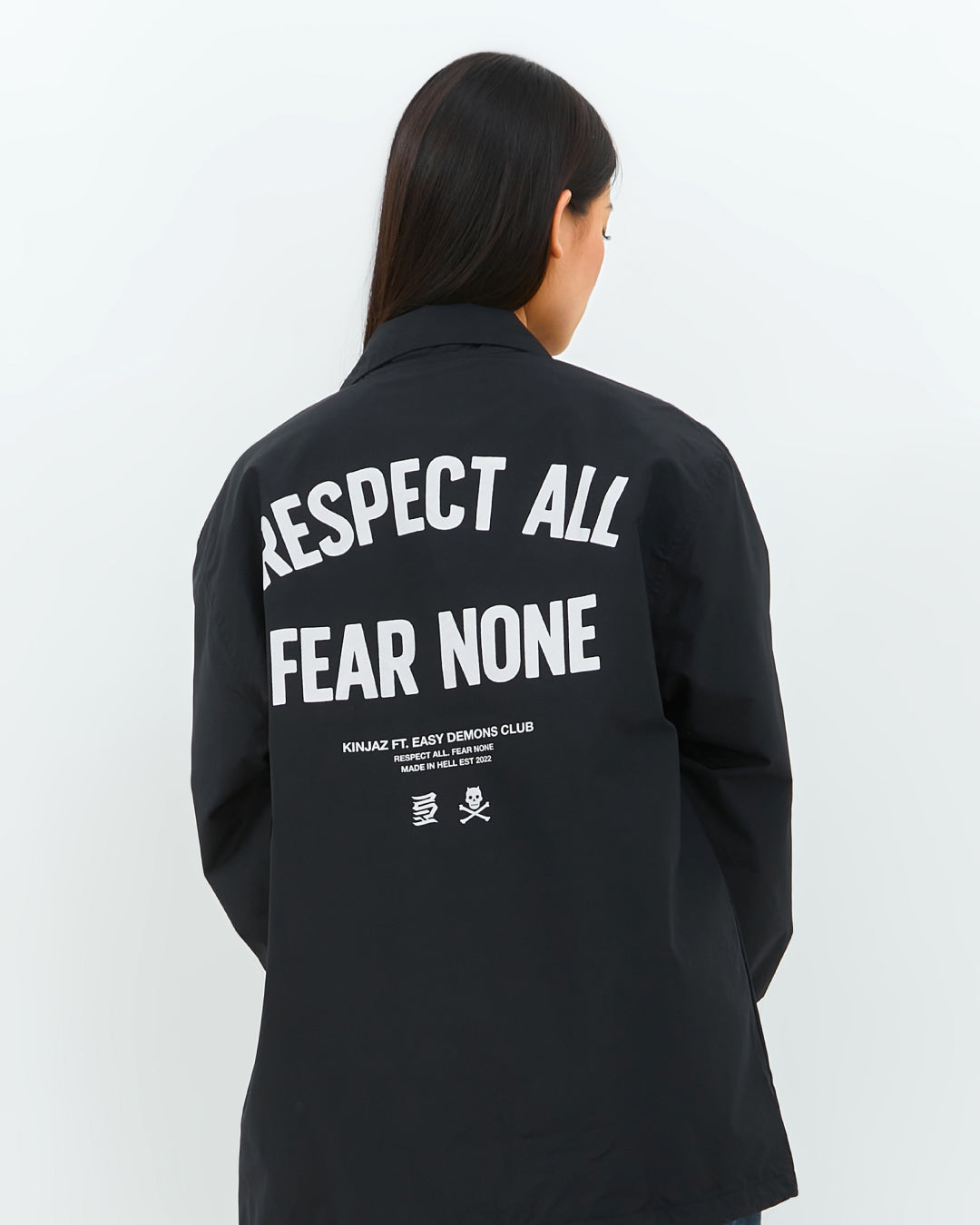 "Respect All Fear None" Coach Jacket