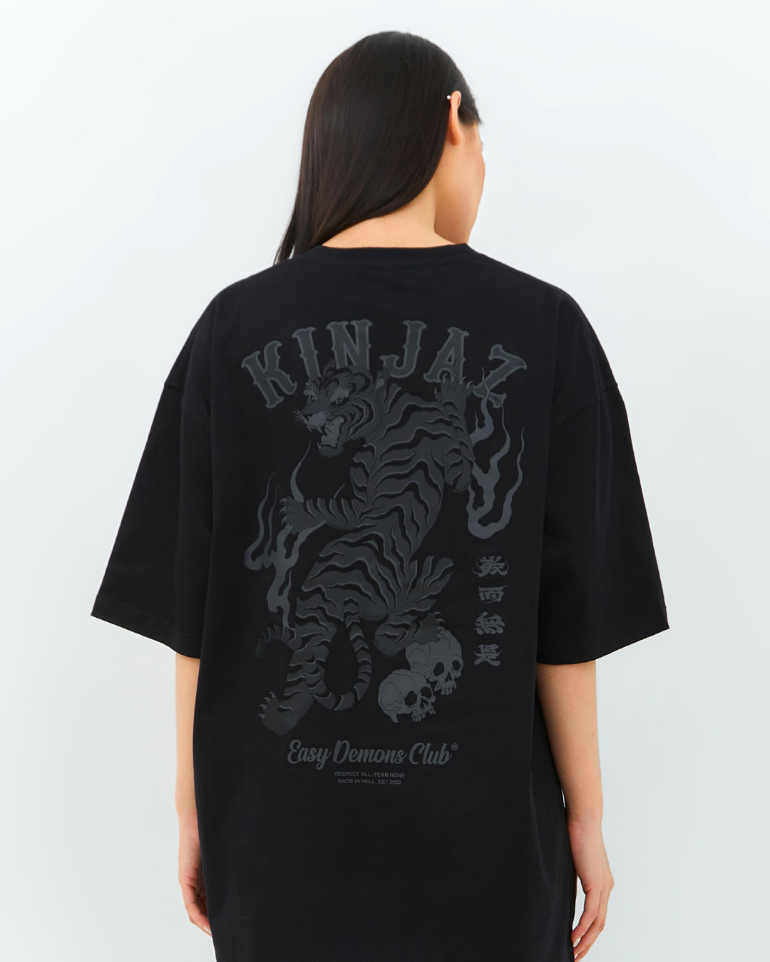 Kinjaz Tiger Black Tee